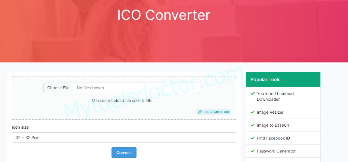 Image to ICO converter online